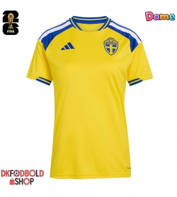 Sverige Hjemmebanetrøje Dame VM 2026 Kort ærmer